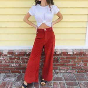 AMUSE SOCIETY  Crop Womens Wide Leg Pants
